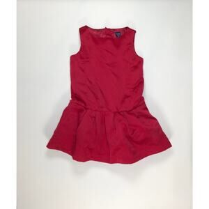 GAP RED SATIN GIRLS DRESS SIZE 2